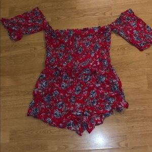 Floral Romper Shorts